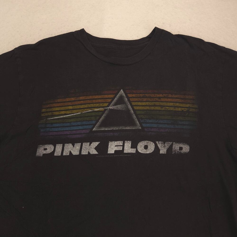 Pink Floyd Band Graphic Short Sleeve Crew Neck T Shirt Adult Mens Size 2XL Black